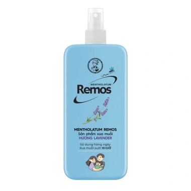 Xịt chống muỗi Remos Mentholatum hương Lavender 150ml - Giá ưu đãi 78.000đ