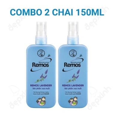 Xịt chống muỗi Remos Mentholatum hương Lavender 150ml - Giá ưu đãi 78.000đ