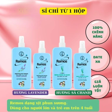 Xịt Chống Muỗi Remos Rohto Mentholatum Ngăn Đốt Hiệu Quả, An Toàn Da, Dạng Xịt Tiện Lợi – Giá 44.500₫ 3 Xịt Chống Muỗi Remos Rohto Mentholatum Ngăn Đốt Hiệu Quả, An Toàn Da, Dạng Xịt Tiện Lợi – Giá 44.500₫ 3