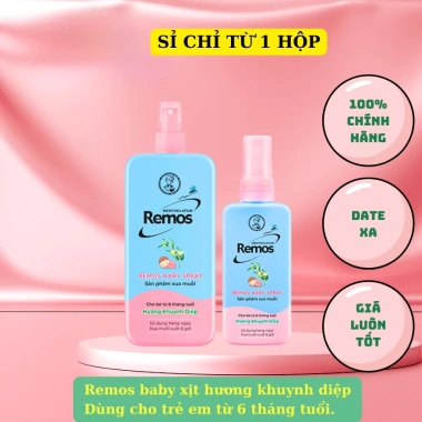 Xịt Chống Muỗi Remos Rohto Mentholatum Ngăn Đốt Hiệu Quả, An Toàn Da, Dạng Xịt Tiện Lợi – Giá 44.500₫