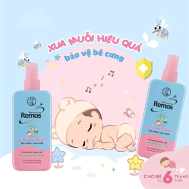 Xịt Chống Muỗi Remos Rohto Mentholatum Ngăn Đốt Hiệu Quả, An Toàn Da, Dạng Xịt Tiện Lợi – Giá 44.500₫