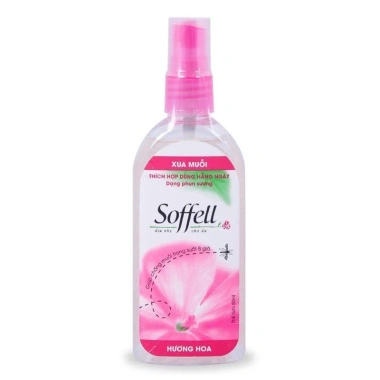 Xịt chống muỗi Soffell Phun sương 8h, hương hoa cam, xua đuổi, ngăn muỗi đốt - Giá 25.000 5