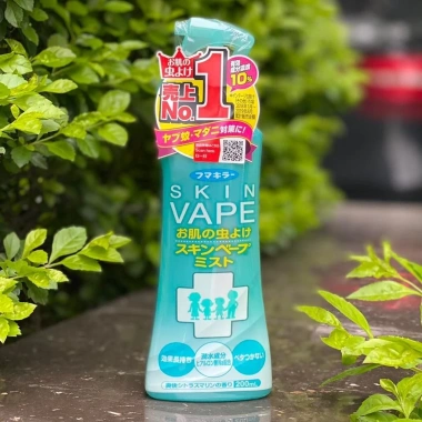 Xịt Chống Muỗi Toàn Thân Skin Vape 200ml Nội Địa Nhật Dành cho Người Lớn và Trẻ Em Giá ưu đãi 200.000 VND