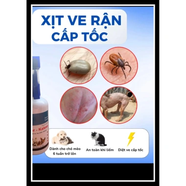Xịt diệt ve chó mèo muỗi mạt gà – An toàn, không độc, giảm còn 55.000đ (giá gốc 71.500đ) 7