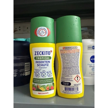 Xịt đốt Zeckito 100ml – Chống muỗi, côn trùng nhanh, an toàn, giá ưu đãi 170k