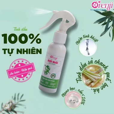 Xịt đuổi muỗi ORENJI tinh dầu sả chanh cho bé - Chống sốt xuất huyết, giảm còn 90.000 VND 10