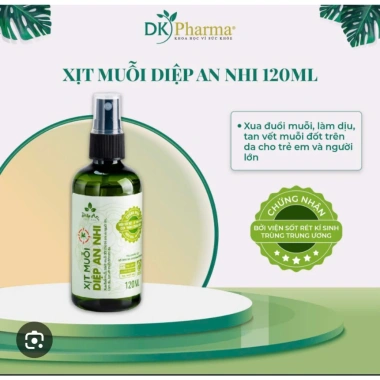 Xịt muỗi Diệp An Nhi - Phòng chống muỗi Aedes, ngừa xuất huyết, làm dịu da, giảm giá 65.000đ