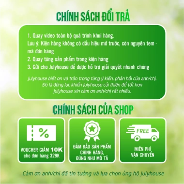 Xịt phòng tinh dầu Sả chanh Julyhouse 50ml 280ml khử mùi thơm mát như spa 59.000đ