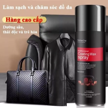 Xịt sạch & làm bóng giày, đồ da, túi ví, áo, ghế da - Dưỡng ẩm, chống mốc 6 Xịt sạch & làm bóng giày, đồ da, túi ví, áo, ghế da - Dưỡng ẩm, chống mốc 6