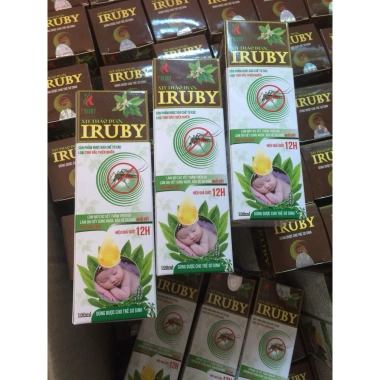 Xịt thảo dược Iruby 100ml - Đuổi muỗi, côn trùng, làm dịu mẩn ngứa cho trẻ sơ sinh, giá chỉ 65.000 VND