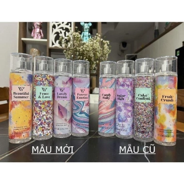 Xịt thơm Body Mist 236ml Ngọt Ngào Quyến Rũ, Dịu Dàng - Giảm giá 69.300 VND