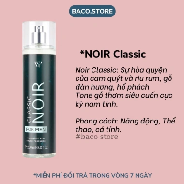 Xịt Thơm Body Mist Nội Địa 236ml - Hương Nước Hoa, Giá Chỉ 65.000 VNĐ