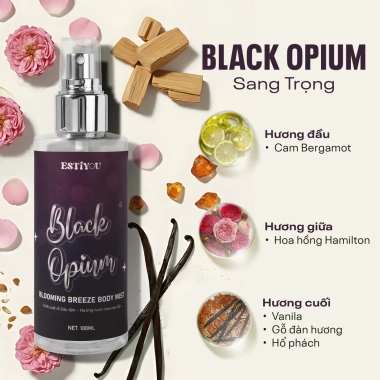 Xịt Thơm Toàn Thân ESTIYOU 6 Mùi Hương Lưu Hương Lâu 100ml 250ml Giá 79.000 VND