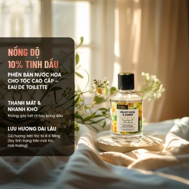 Xịt Thơm Tóc Heny Garden 100mL - Nước Hoa Dưỡng Tóc Lưu Hương Lâu, Bổ Sung Dưỡng, Giá 317k