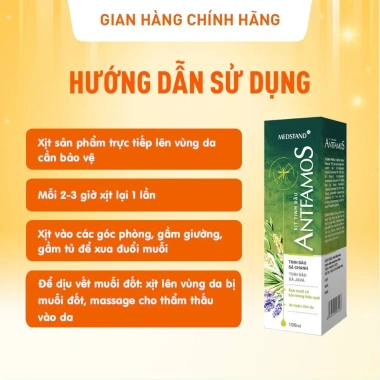 Xịt tinh dầu Antfamos 100ml ngừa muỗi côn trùng hiệu quả, giá 90.000₫ 5