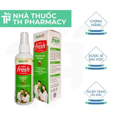 Xịt Tinh Dầu Chanh Sả Keiko Fresh 150ml - Đuổi Muỗi, Chống Côn Trùng An Toàn, Lành Tính, Giá 77.000đ