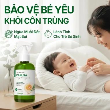 Xịt Tinh Dầu Đuổi Muỗi Sả Chanh ABURA - Xua Kiến Gián, Ngừa Rệp, An Toàn Cho Bé 4 Xịt Tinh Dầu Đuổi Muỗi Sả Chanh ABURA - Xua Kiến Gián, Ngừa Rệp, An Toàn Cho Bé 4