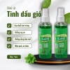 Xịt Tinh Dầu Gió Thiên Nhiên 60ml - Thư giãn, giảm cảm lạnh, say tàu xe, tiện lợi, giảm giá 21.499 VND