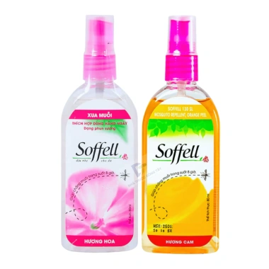 Xịt và Kem Chống Muỗi Soffell 80ml 60ml Bảo Vệ Bé Khỏi Muỗi Giá 32.999 VND 3
