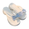 XIXITIAO Flip-Flops Nơ Dễ Thương cho Nữ - Dép Đẹp Mùa Hè, Thích Hợp Đi Biển và Mặc Ngoài Trời 5
