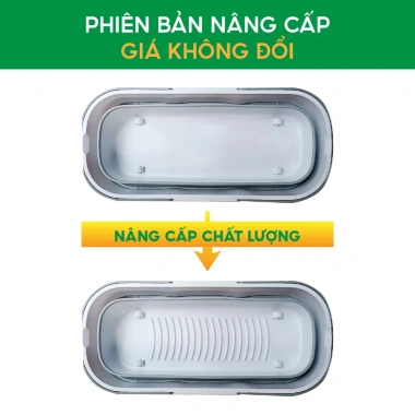 Xô Chậu Gấp Gọn Silicon 15L - Lau Nhà, Giặt Đồ, Tay Cầm, Bánh Xe, 75.000 VND 2