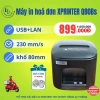 XPRINTER T80L Máy in chốt đơn livestream, in hoá đơn nhiệt 80mm, cắt giấy tự động 10