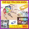 Xtay cầm thẻ chìa khóa 28 lỗ - Móc khóa Key Tag Combo 50, Thẻ nhựa ddcg3 đánh dấu vali - Giá 50.000 VND 10
