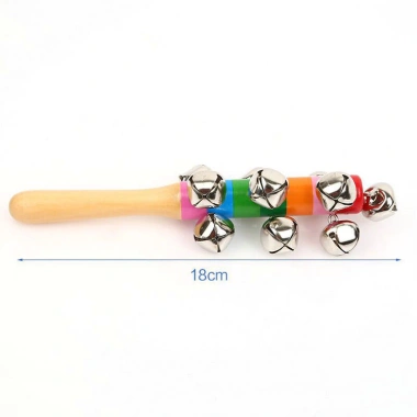 Xúc xắc lục lắc gỗ cầm tay màu cầu vòng – Đồ chơi âm thanh an toàn cho bé sơ sinh, chỉ 17.000₫ 7