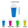 XYAX Sinh Tố Bóp Cốc Silicon DIY Nắp Đậy - Slushy Maker 1L, Làm Lạnh Nhanh 2