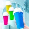 XYAX Sinh Tố Bóp Cốc Silicon DIY Nắp Đậy - Slushy Maker 1L, Làm Lạnh Nhanh 3