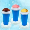 XYAX Sinh Tố Bóp Cốc Silicon DIY Nắp Đậy - Slushy Maker 1L, Làm Lạnh Nhanh 5
