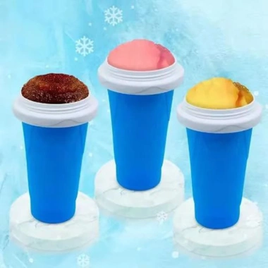 XYAX Sinh Tố Bóp Cốc Silicon DIY Nắp Đậy - Slushy Maker 1L, Làm Lạnh Nhanh