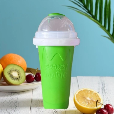 XYAX Sinh Tố Bóp Cốc Silicon DIY Nắp Đậy - Slushy Maker 1L, Làm Lạnh Nhanh