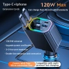 Yashinoo Cáp sạc xe hơi 120W 4 trong 1 - Sạc nhanh cho mọi điện thoại, giao nhanh 10