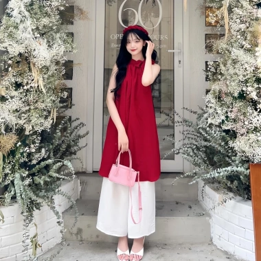 Yếm Đồ Truyền Thống NV567 Cổ Phối Nơ, Quần Phi Lụa Mặc Chụp Hình Trung Thu 2.026 Giá ưu đãi 180.999 VND 6