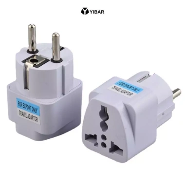 YIBAR Đa Năng Adapter Du Lịch AU UK US tới EU E/F Pháp Tây Ban Nha KR – Ổ Cắm AC Đa Năng Giá Tốt