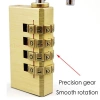YIYU Khóa Mini 4 Chữ Số Chất Lượng Cao Mật Khẩu cho Vali Phòng Du Lịch Cooper 4