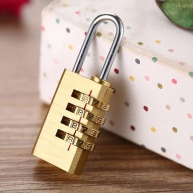 YIYU Khóa Mini 4 Chữ Số Chất Lượng Cao Mật Khẩu cho Vali Phòng Du Lịch Cooper 6