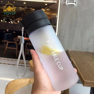 YOVIP 600ml Chai Thể Thao Trong Suốt - Infuser Trái Cây Chanh, Dung Tích Lớn Di Động, Nhựa VN Giá 70.290 VND
