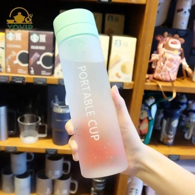 YOVIP 600ml Chai Thể Thao Trong Suốt - Infuser Trái Cây Chanh, Dung Tích Lớn Di Động, Nhựa VN Giá 70.290 VND