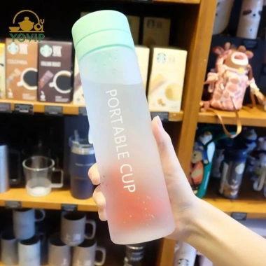 YOVIP 600ml Chai Thể Thao Trong Suốt - Infuser Trái Cây Chanh, Dung Tích Lớn Di Động, Nhựa VN Giá 70.290 VND