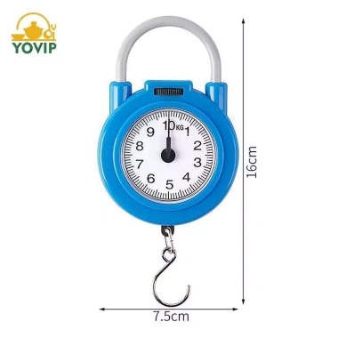 YOVIP Cân 10kg Di Động Treo - Kỹ Thuật Số, Cầm Tay, Lò Xo, Dùng Nhà Bếp, Giá 45.400₫ 10