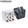 YUDESHUI Bộ chuyển đổi phích cắm điện đa chức năng 10A Mỹ – Ổ cắm sạc AC di động 2.024 250V, an toàn, tiện lợi
