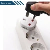 YUDESHUI Chuyển Đổi Ổ Cắm Anh sang EU - Bộ Sạc Du Lịch Châu Âu, Đầu Nối Tường, Giá 30.030₫ 6