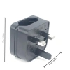 YUDESHUI Ổ cắm EU sang Anh 250V 2 chân sang 3 chân - Bộ chuyển đổi du lịch PC, bán chạy 2