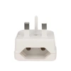 YUDESHUI Ổ cắm EU sang Anh 250V 2 chân sang 3 chân - Bộ chuyển đổi du lịch PC, bán chạy 4