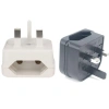 YUDESHUI Ổ cắm EU sang Anh 250V 2 chân sang 3 chân - Bộ chuyển đổi du lịch PC, bán chạy 9