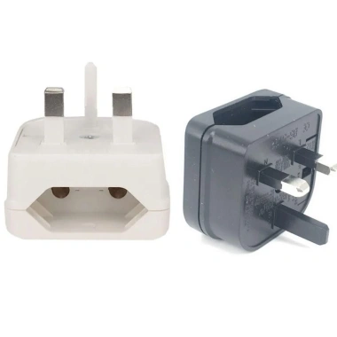 YUDESHUI Ổ cắm EU sang Anh 250V 2 chân sang 3 chân - Bộ chuyển đổi du lịch PC, bán chạy 9 YUDESHUI Ổ cắm EU sang Anh 250V 2 chân sang 3 chân - Bộ chuyển đổi du lịch PC, bán chạy 9