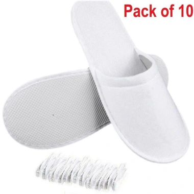 YudhUI 10 Đôi Dép Dùng Một Lần Tắm Du Lịch Chống Trơn Trượt, Kín Mũi, Vệ Sinh An Toàn - Giá Siêu Tiết Kiệm