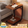 YUNDUN Bàn Trà Cafe Di Động Phòng Khách - Kệ Gỗ Mini, Bàn Đầu Giường + Túi Đựng Sách, Giá 129k (giảm 28k) - Thiết kế tiện dụng, đẹp mắt